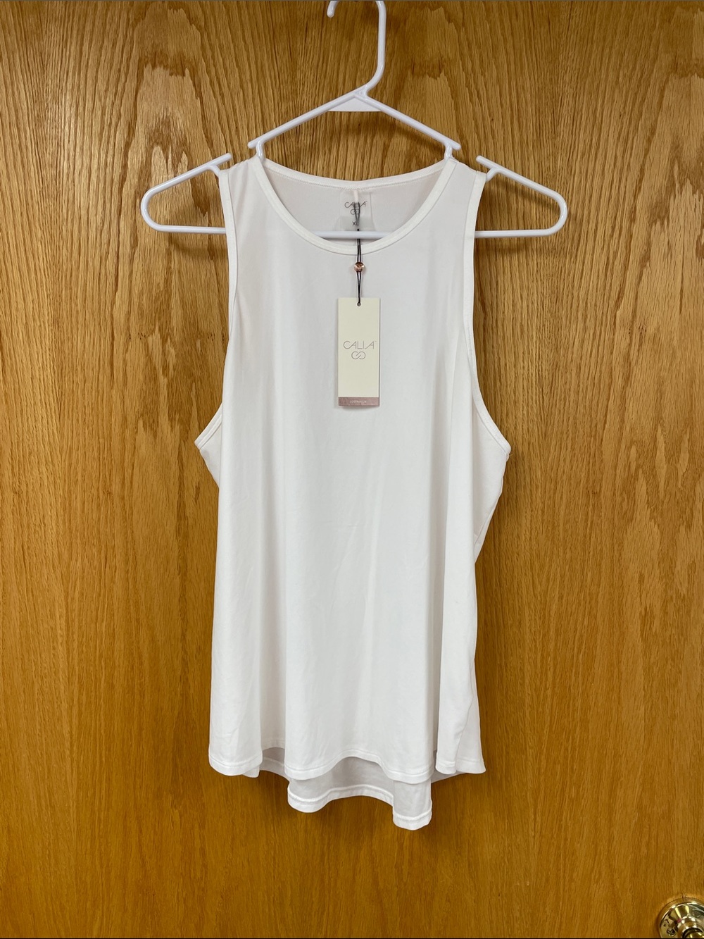 NWT Calia White Tank Top